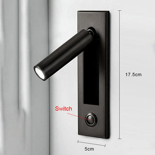 Magaly - Modern Rotating LED Wall Rectangle Reading Wall Light