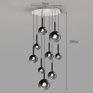 Huxloe - Ceiling Hanging Pendant Chandelier