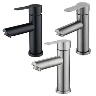 Brose - Modern Stainless Steel Single Lever Deck Mounted Basin Mixer Tap