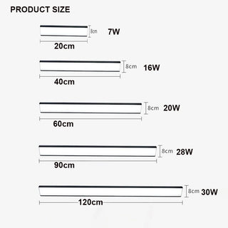 Julian - Long Strip  LED IP65 wall Light