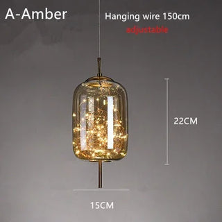 Ravi - Coloured Glass Hanging Dome Burst Star Pendant Ceiling Light