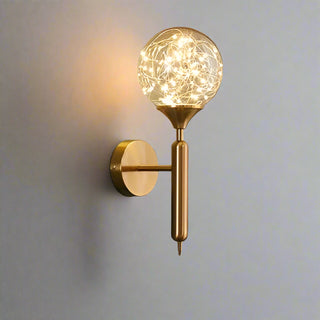 Bella - Clear Glass Multi Bubble Ball Gold Ceiling Light Chandelier