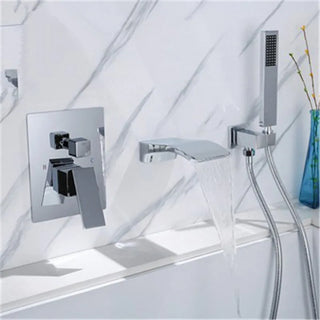 Damario - Modern Waterfall Bathtub Tap Set with Shower