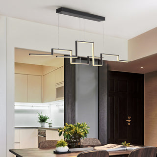 Genom - Long Thin Modern Hanging LED Chandelier