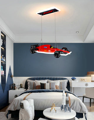Niklas - Boys Ceiling Light Hanging Racing Car