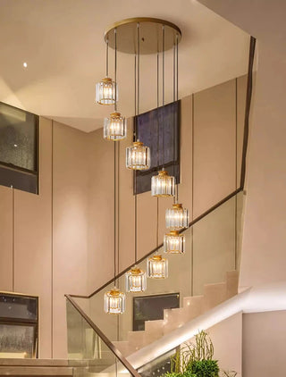 Gaspar - Crystal Hanging Pendant Chandelier