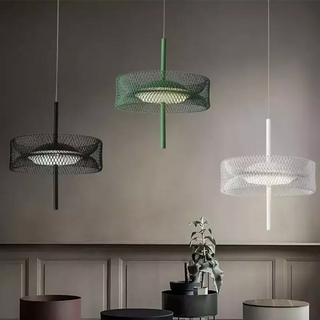 Longford - Nordic Colorful Mesh Round Hanging Ceiling Pendant Light
