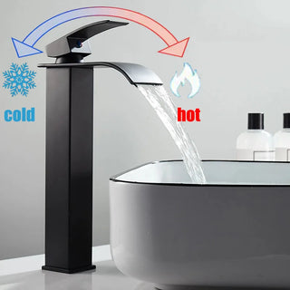 Giorgi  - Waterfall Sink Faucet Bathroom Accessories Dual Control of Hot and Cold