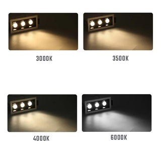 Quay - LED Dimmable Downlight Bar Style Strip Ceiling Light