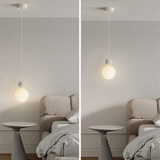 Telde - Modern Minimalist LED Hanging Double Ball Pendant Ceiling Light