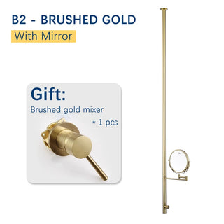 Corrinne - Brass Modern Ceiling Mounted Bathroom Tap