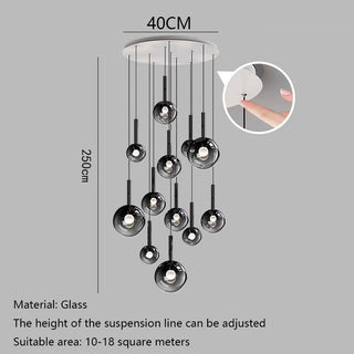 Huxloe - Ceiling Hanging Pendant Chandelier