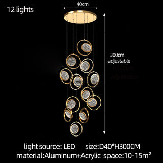 Renata - Modern Pendant Ceiling Chandelier