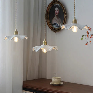 Susan - Vintage Ceramic Hanging Pendant Ceiling Light