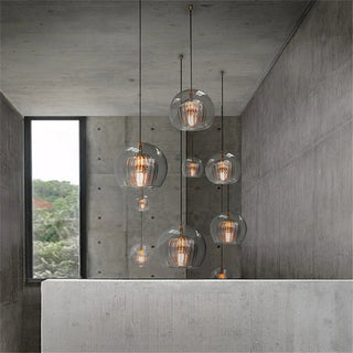 Bethany - Modern Double Layer Glass Shade Pendant Ceiling Light