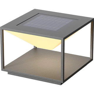 Meg - Solar Waterproof Square Light Dripping LED Outdoor Post Lights
