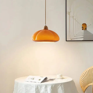 Lugo - Modern Abstract Glass Pumpkin Hanging Pendant Ceiling Light