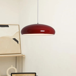Laila - Disc Glossy Modern Single Head Pendant Light