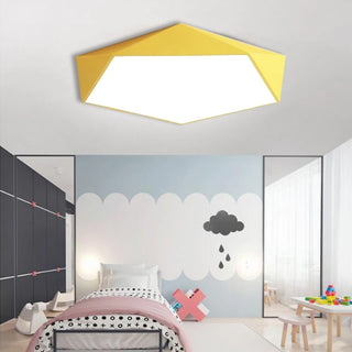 Colonia - Modern Pentagonal Flush Mount Ceiling Light
