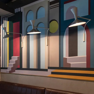 Dashiell - Designer Metal Trumpet Swing Arm Sconce Lamp