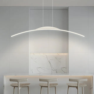 Emiliano - Modern Thin Curved Bar Ceiling Light Chandelier