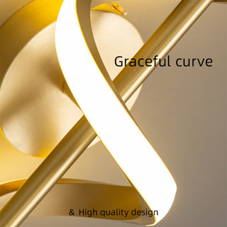 Lira - Modern LED Spiral LED Round Ceiling Light