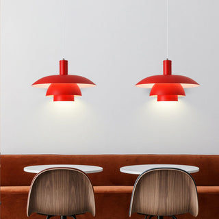 Delmas - Modern Colorful Umbrella LED Luster Pendant Lights