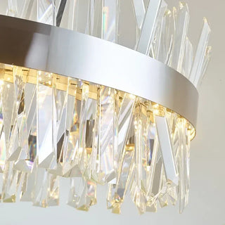 Jason - Up/Down Crystal Glass Round Hanging Ceiling Light Chandelier