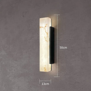 Maisie - Modern Minimalist Outdoor Lmitated Marble LED Wall Light