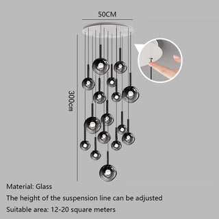 Huxloe - Ceiling Hanging Pendant Chandelier