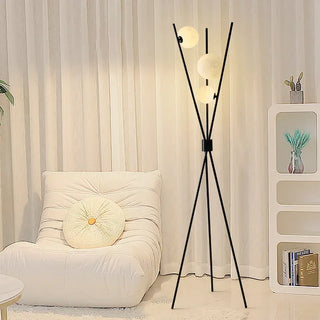 Lourdes - Stylish Minimalist Floor Lamp with Moon-Inspired Design