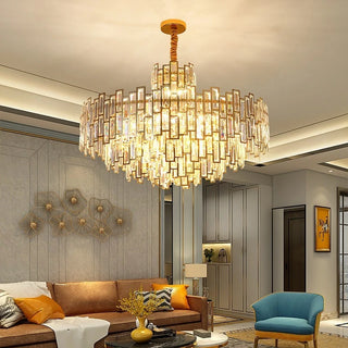 Colby - Rectangle Crystal Branch Ceiling Light Chandelier