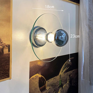 Ottilie - Glass Retro Dish Wall Lamp
