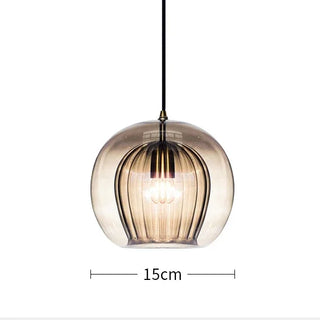 Afonso - Glass Double Shade Pendant Hanging Ceiling Light