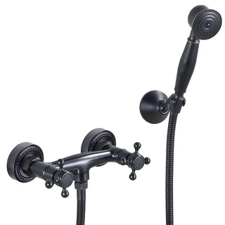 Calley - Vintage Bathtub Mixer Tap Set with Handheld Shower