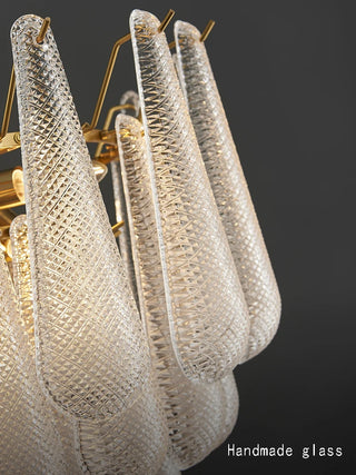 Floralis - Teardrop Luxury Multi Layer Tiered Glass Lustres Chandelier