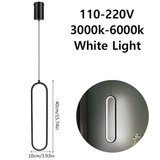 Sandra - Round Modern Hanging Pendant Light