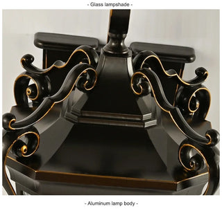 Helen - Rustic Water Glass Wall Sconce with Metal Scrolled Arm, Single Bulb Coffee Lantern