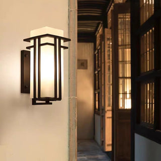 Fransis - Simple Modern Outdoor  Waterproof Glass Wall Lamp