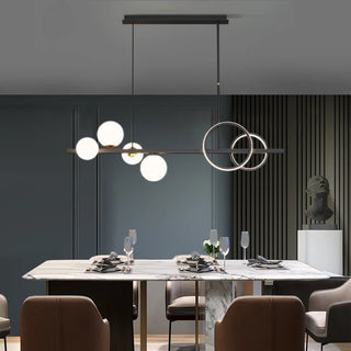 Tokyo - Modern Line Crystal Glass Gold Ceiling Light Chandelier