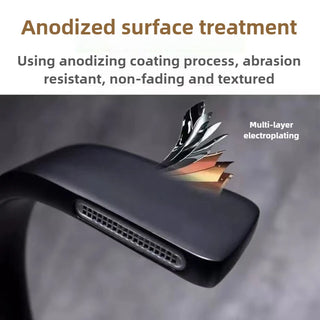 Cythia - Modern Hot/Cold Curved Waterfall Basin Tap