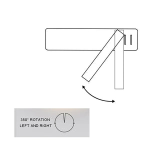 Alexandre - LED Bedside Rotatable Reading Wall Light