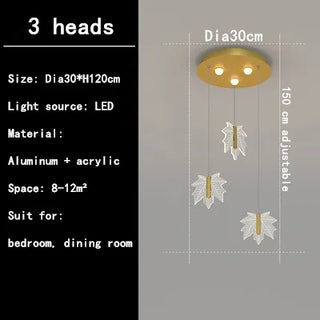 Mariana - Modern Leaf Pendant Chandelier