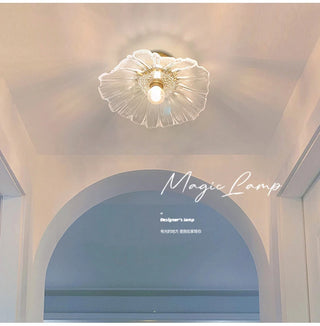 Viola - Glass Hanging Round Patterned Pendant Ceiling Light