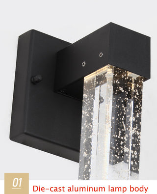 Jesstin - Crystal IP65 Outdoor Wall Sconce