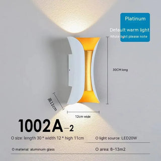 Melina - LED Aluminum IP65 Waterproof Outdoor Wall Lamp