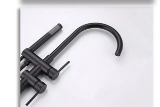 Arista - Freestanding Floor Mount Bathtub Tap Set with Handheld Shower