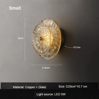 Elliot - Post Modern Luxury Glass Corridor Aisle Sconces Wall Light