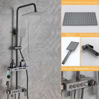 Furkan - Stainless Steel Bathroom Household Constant Temperature Shower Shower