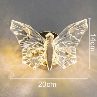 Colter - Modern Crystal Butterfly Wall Light And Pendant Hanging Ceiling Light
